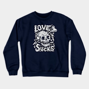 Skull Anti Valentines Day Crewneck Sweatshirt